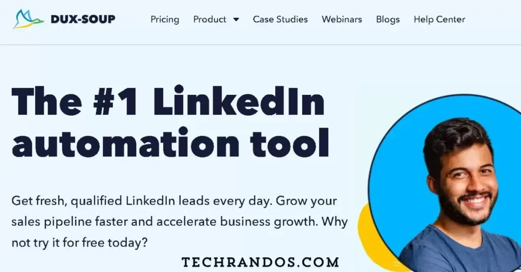 2. Dux-Soup: Your AI-Powered LinkedIn Prospecting Buddy