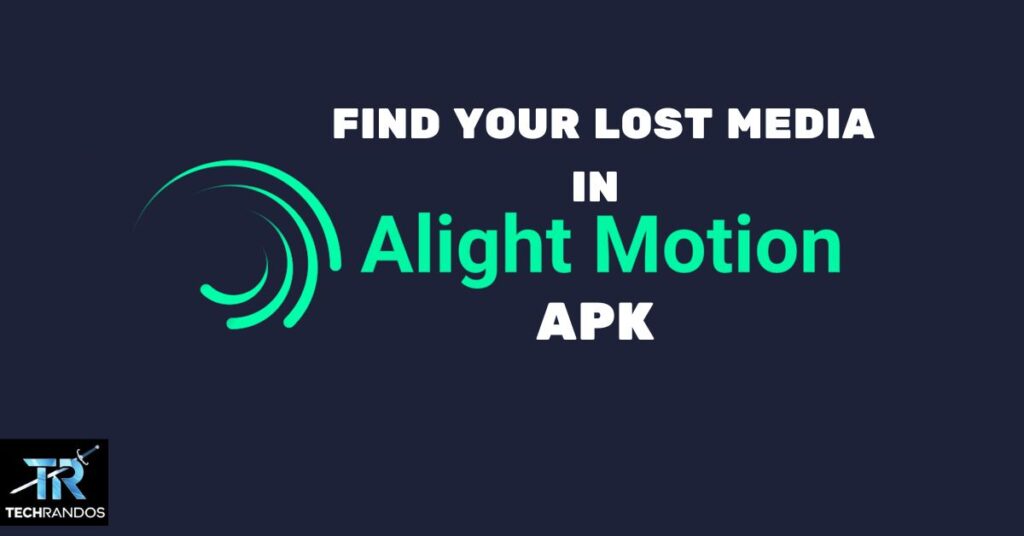 Troubleshooting Steps to Find Your Lost Media in Alight Motion APK